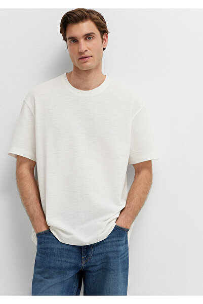 Mavi Ecru T-Shirt Loose Fit / Relaxed Comfortable Cut 0613510-70057