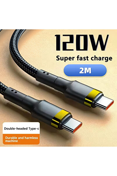 Choice5 120W gold 2m 120W Fast Charge Cable PD Quick Charging High Quality US...