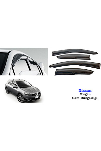 Universal Nissan Qashqai Mugen Cam Kenar Rüzgarlığı 2006-2013