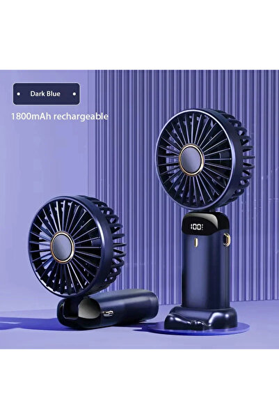 Choice4 Blue Portable Handheld Mini Fan Foldable Neck Hanging Fans 5 Speed US...
