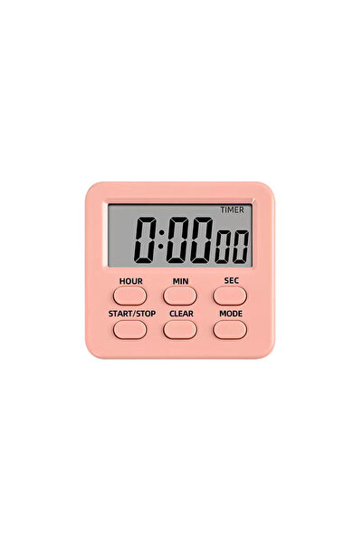 choice2 Peach color Multifunctional Kitchen Timer, Alarm Clock, Home Cooking,...