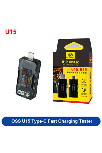 Choice1 U15 Type-C OSS U15/U16 Fast Charging Tester Type-C/USB-A PD/QC2.0/QC3...