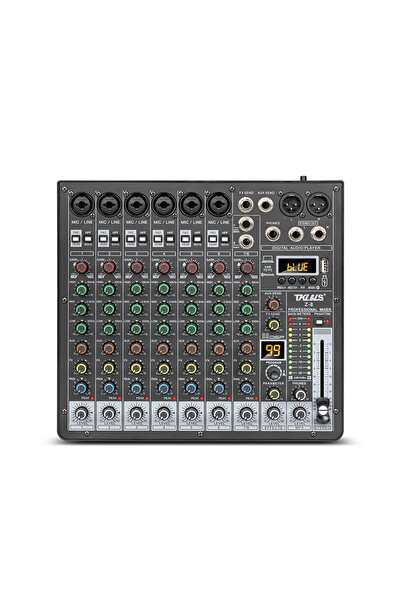 Choice Z8 TKL Z-8 Professional 8channel Mixing 99DSP Console Balance Bluetoot...