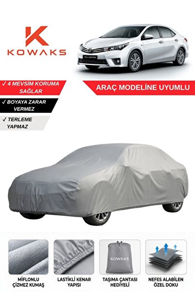 KOWAKS Toyota Corolla Sedan (2014-2019) Oto Branda, Araba Brandası
