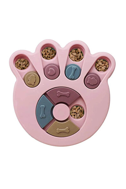 Choice Pawprint Pink Dog Puzzle Toys Slow Feeder Interactive Increase IQ Food...