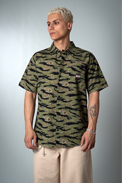 Super Rare Camouflage Men's Shirt Us3096Ys
