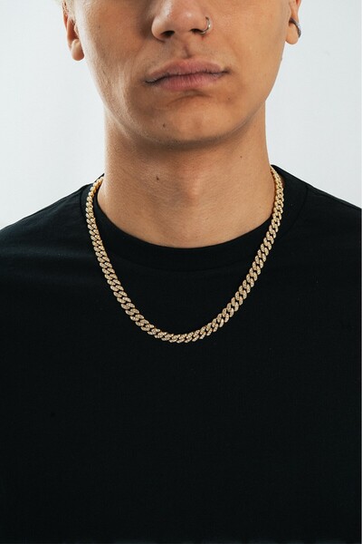 UKHWD SUPPLY 8mm Id Kuban Soft Chain Necklace - Ka1148Al