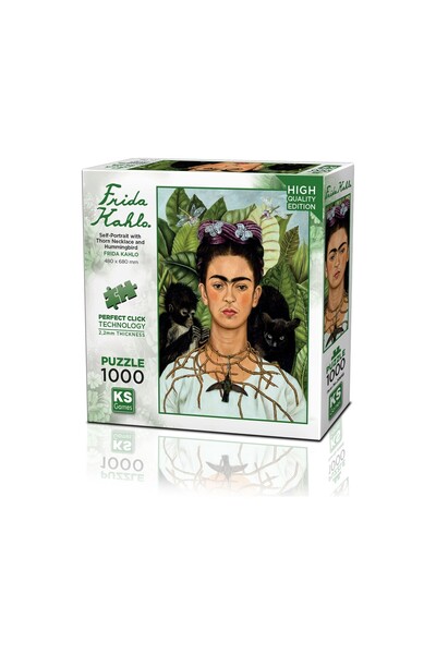 Ks Games Puzzle 1000 Parça Self-Portrait With Thorn Necklace And 20665