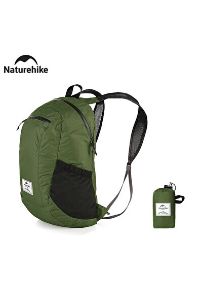 Naturehike Green 18L Camping Backpack Portable Ultralight Waterproof Nylon Ba...