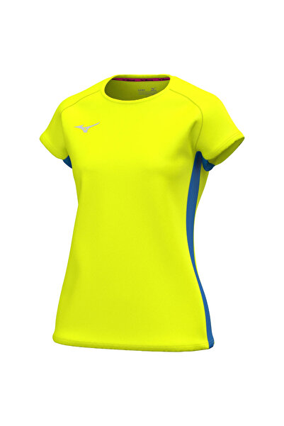 MIZUNO Top de alergare pentru femei RB SS 2025 - Galben-S