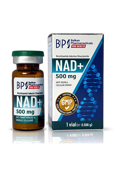 Balkan Pharmaceuticals Συμπλήρωμα Διατροφής, NAD+, Αντιγήρανση, 500mg, για Εν...
