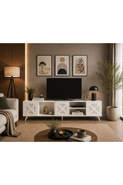Decorotika SİNEF TV ÜNİTESİ BEYAZ