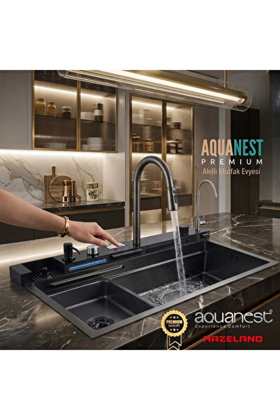HAZELAND AQUANEST Premium 5 Tuşlu Akıllı Evye