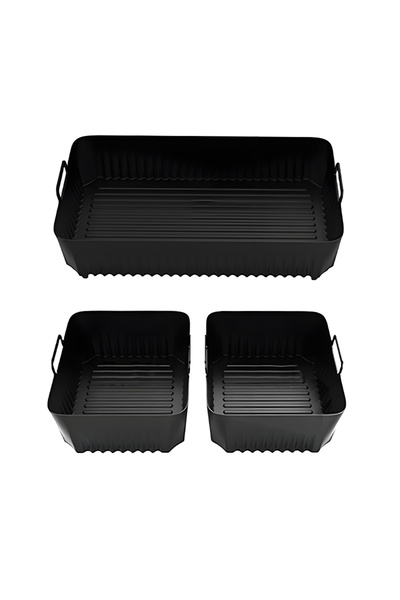 choice2 3pcs Silicone Air Fryer Liner for NinjaAF500 Non Stick Heat Resistant...