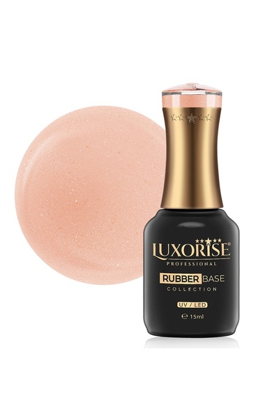 LUXORISE Βάση από καουτσούκ Galaxy Collection - Σαμπάνια Flare 15ml