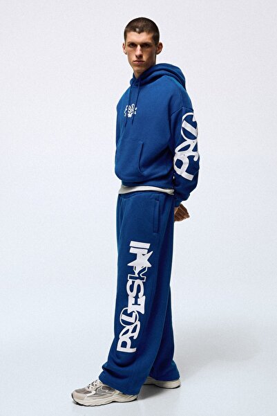 Bershka Baskılı kapüşonlu sweatshirt