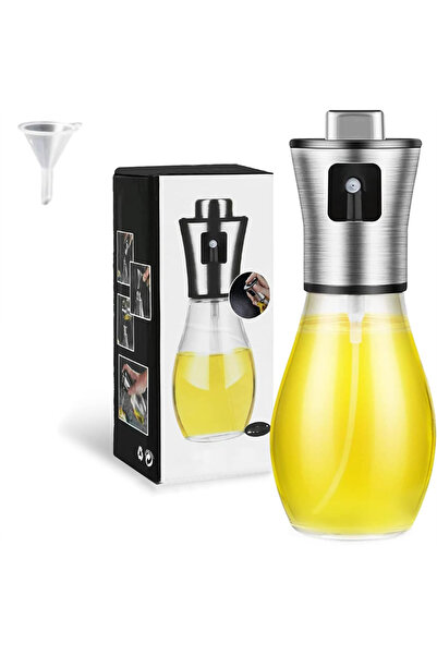 Choice Silver Olive Oil Sprayer for Cooking,200ml glass Olive oil sprayer, Ve...