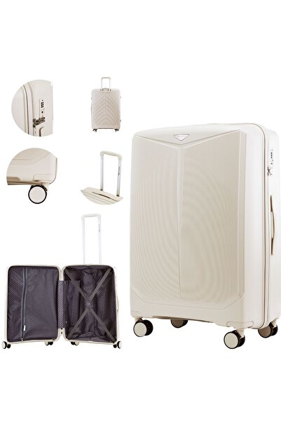 WINGS BRAND Valiză mare Wings COCKATIEL 28 " polipropilenă BEJ
