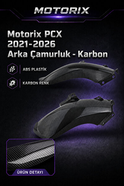 PCX 2021-2026 Arka Çamurluk - Karbon