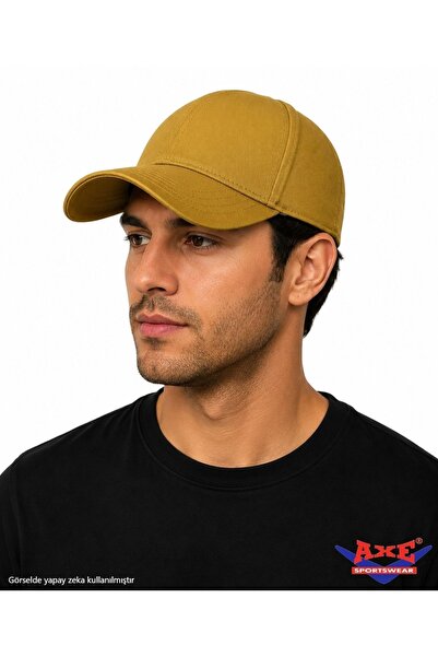 AXE SPORTSWEAR قبعة بيسبول رياضية يومية أساسية مع غطاء خلفي قابل للتعديل بشري...