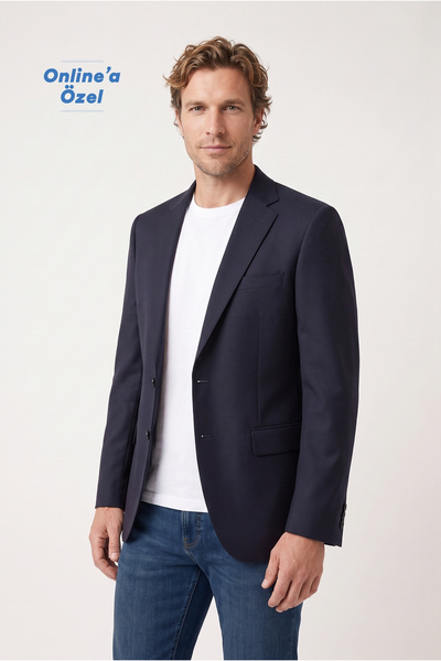 Kiğılı 6 Drop Regular Fit Standard Cut Mono Collar Classic Jacket