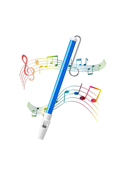 Choice1 Blue 1PC Musical Instrument Slide Whistle Toy Blowing Flute Children ...