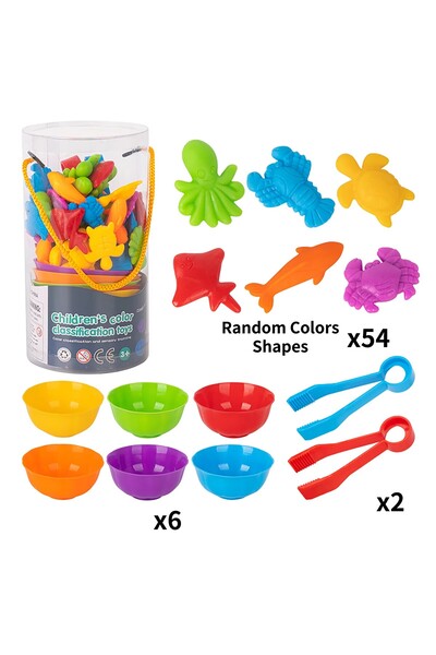 Choice3 Marine organisms Rainbow Counting Animal Traffic Car Early Education ...