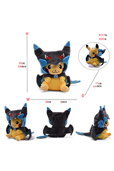 Choice Rayquaza BK Pikachu2 Cos Eevee Pikachu Cosplay Plush Toys Pikachu Pelu...