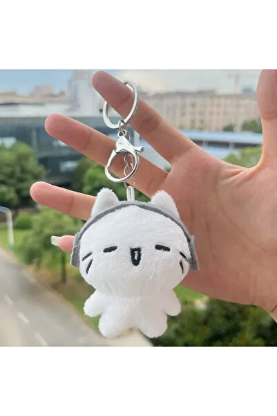 Choice K-headphone Cute Headphones Kitten Couple Keychain Mini Crying Cat Dol...