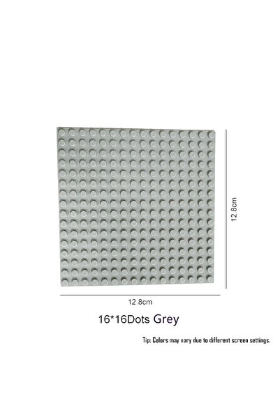 Choice21 16X16 Gray Base Plate 32*32 16X32 16X16 Dots Building Blocks Basepla...