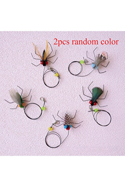 Choice Multicolor 2pcs Random Color Simulation Small Flying Insects Replaceme...