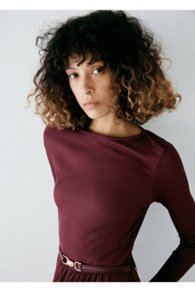 MANGO Woman Pleated two-piece dress