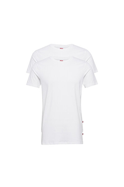 Levi's Ανδρικό Μονόχρωμο Πουλόβερ 2P 37152-0021-ΛΕΥΚΟ Λευκό