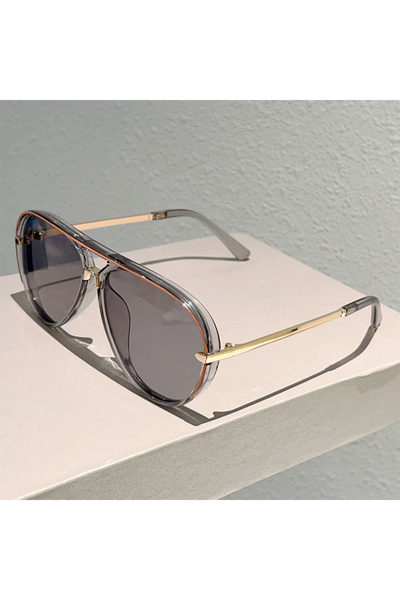 Choice4 without case clear grey KAMMPT Vintage Pilot Sunglasses Men 2025 New ...