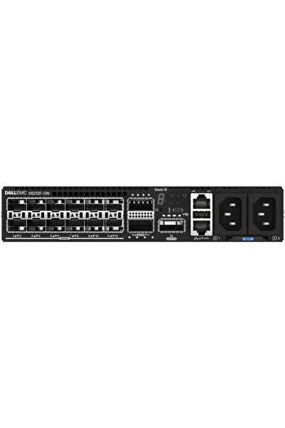 Dell Switch EMC S5212F-ON, 15 portui (12 × 25 GbE + 3 × 100 GbE), full‑manage...
