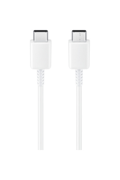 Samsung Cablu de date și încărcare USB-C - USB-C EP-DW767JWE, 25W, 1.8m, Alb ...