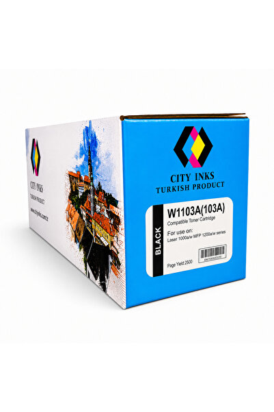 City Inks حبر تركي سيتي انك متوافق مع HP 103A أسود (Blac...