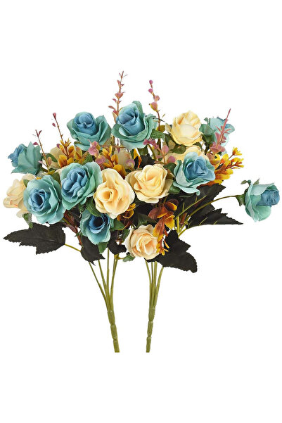 Choice 1pc 4 Artificial Silk Rose Flower Wedding Home Vase Outdoor Garden Dec...