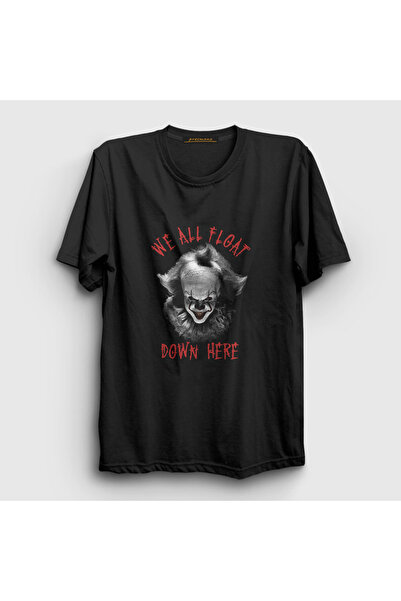 Presmono Unisex Black Float Pennywise Stephen King It T-shirt371373tt