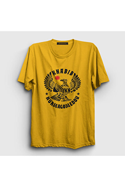 Presmono Unisex žuti orao V3 UFC Khabib Nurmagomedov T-shirt 314250tt
