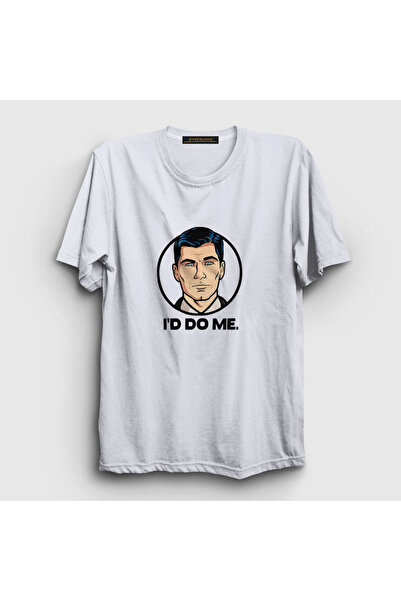 Presmono Unisex beli I'd Do Me Sterling Archer T-shirt 299618tt