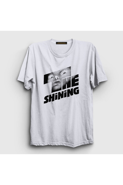 Presmono Unisex beli logo film The Shining T-shirt 254291tt