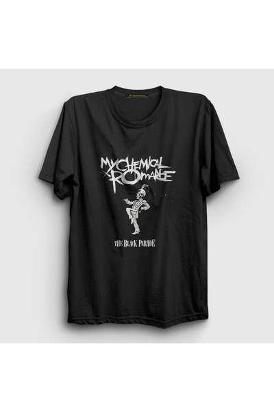 Presmono Unisex crna parada My Chemical Romance T-shirt 71750tt