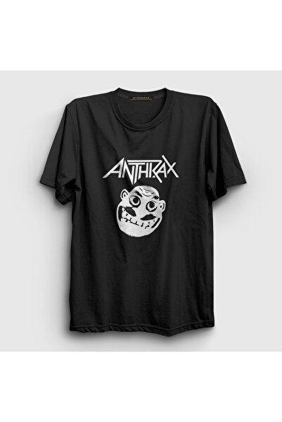 Presmono Unisex crna nota muška antraks T-shirt 10406tt