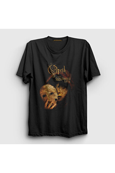 Presmono Unisex crni Opeth T-shirt 531868tt
