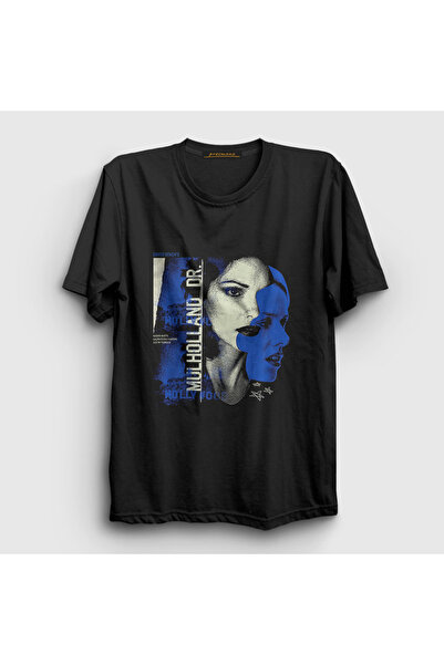 Presmono Unisex Black Poster V2 Mulholland Drive David Lynch T-Shirt 574033Tt