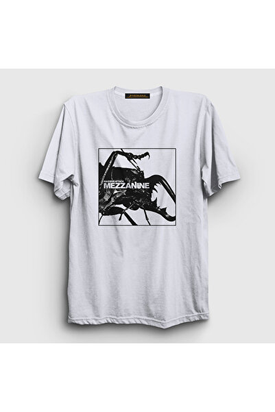 Presmono Unisex Beyaz Mezzanine Massive Attack T-Shirt 523448tt