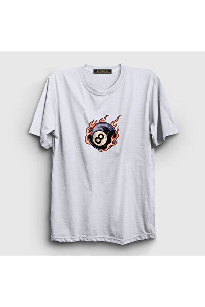 Presmono Унисекс бела мајица са 8 куглицама за T-shirt 426544tt