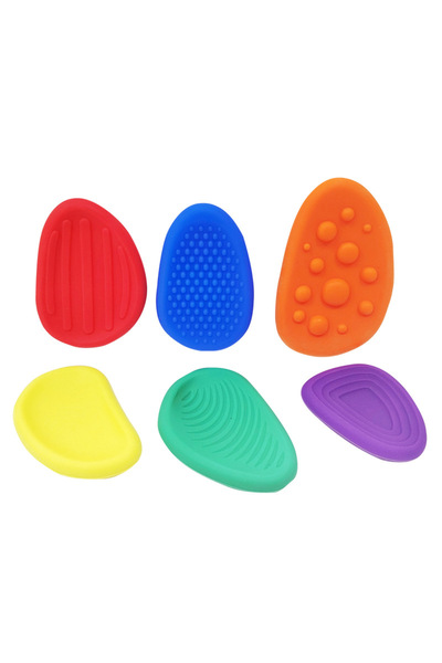 Choice 6pcs 6Pcs Sensory Texture Worry Stones Soft Fun Fidget Toys Kids Adult...