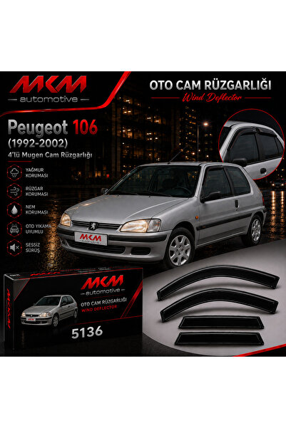MKM Peugeot 106 4'lü Mugen Cam Rüzgarlık Seti